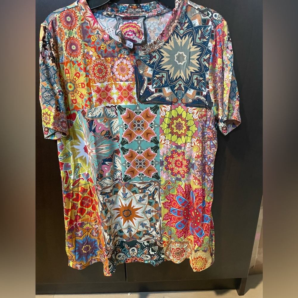 Johnny Was Patchwork Women's Top